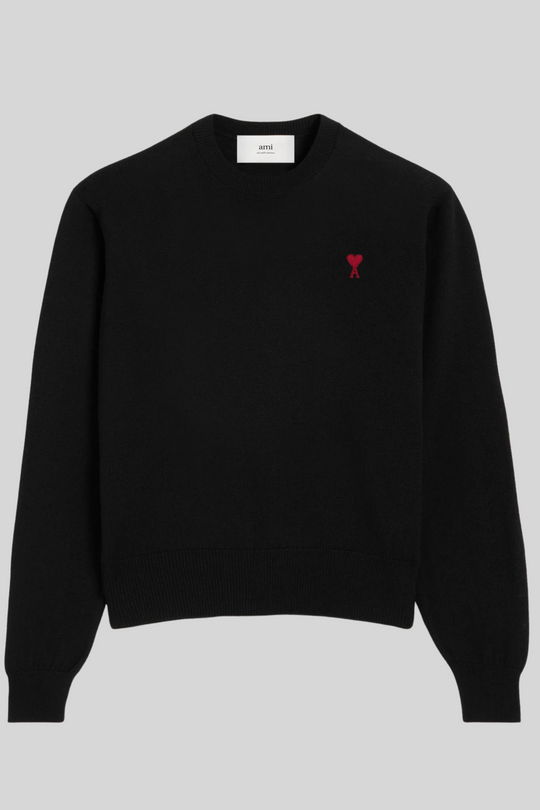 Suéter com logo simples - AMI Paris